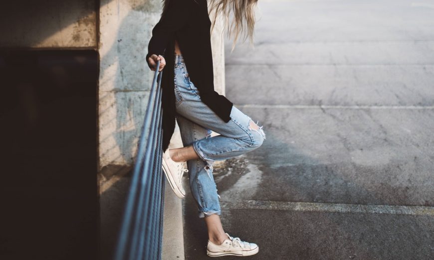 woman in jeans