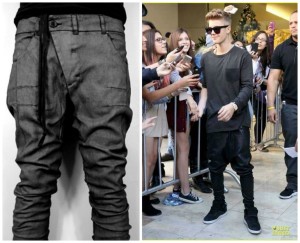Justin Bieber dropped crotch